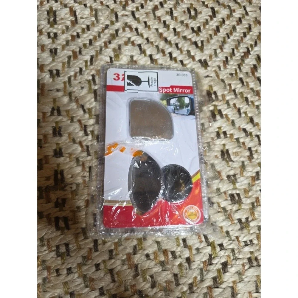 Blind Spot Mirror for Car (2 Pack) - HD Frameless Wide-Angle Convex Mirror for S